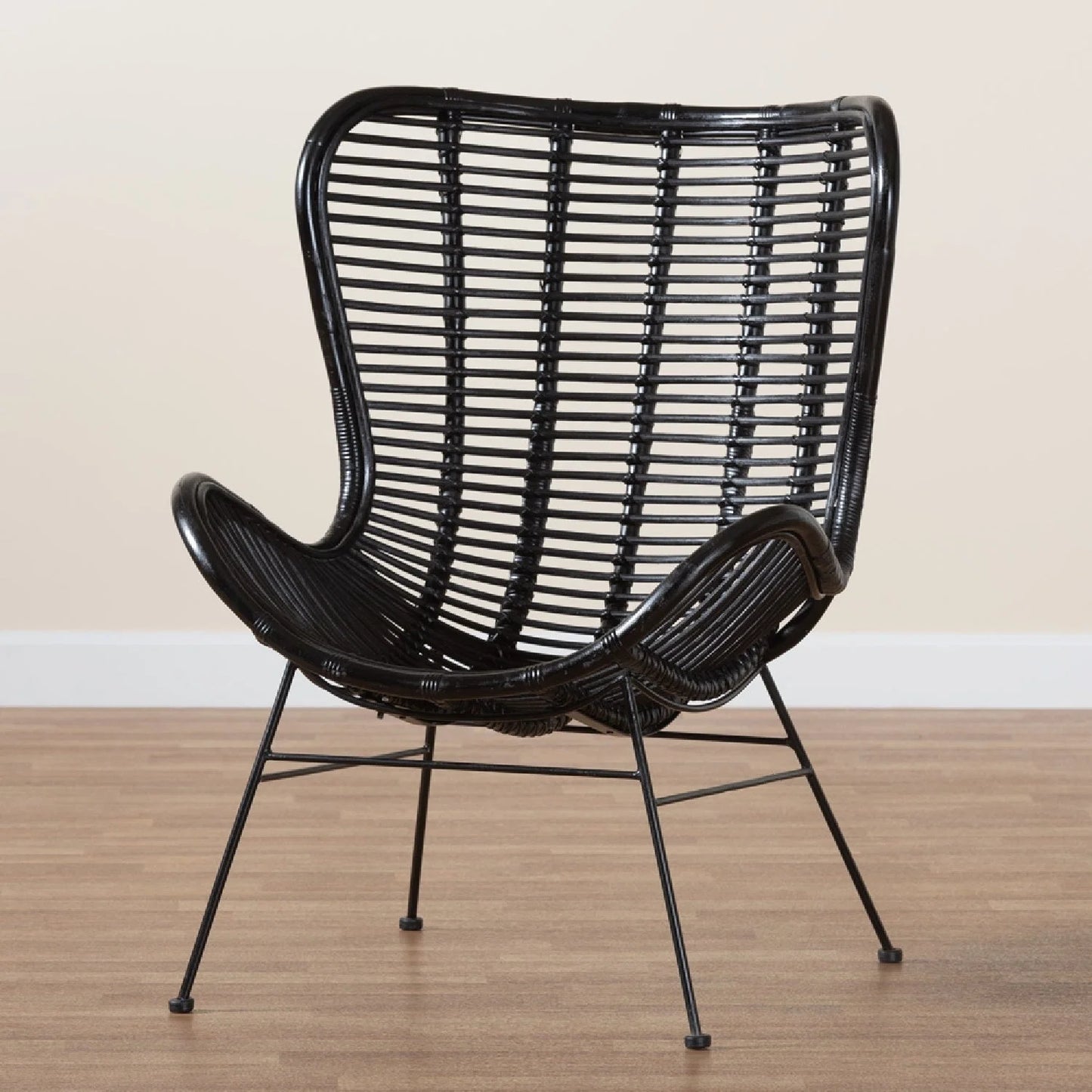 Luxury Rattan Accent Chair Modern Italian Style for Villa