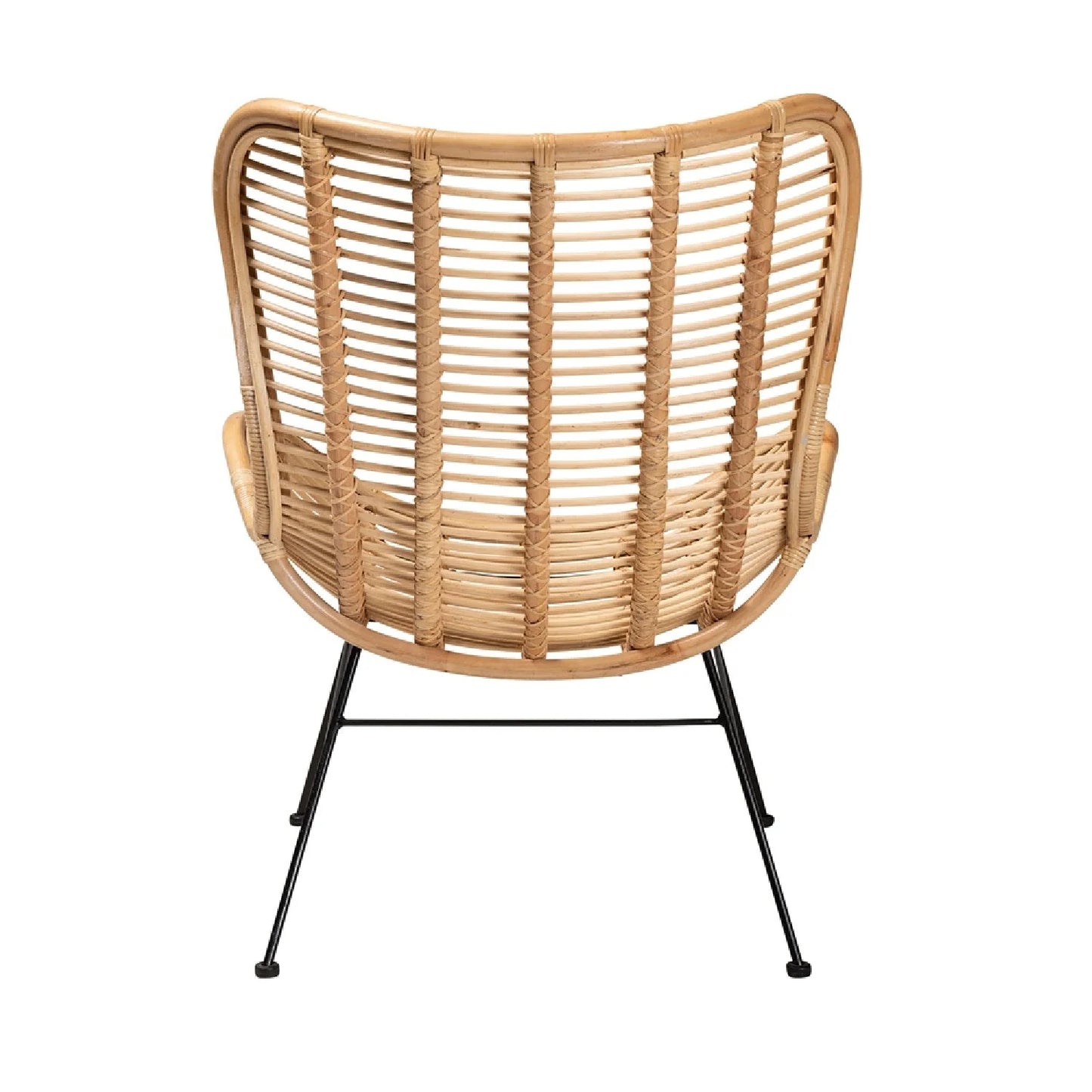 Luxury Rattan Accent Chair Modern Italian Style for Villa