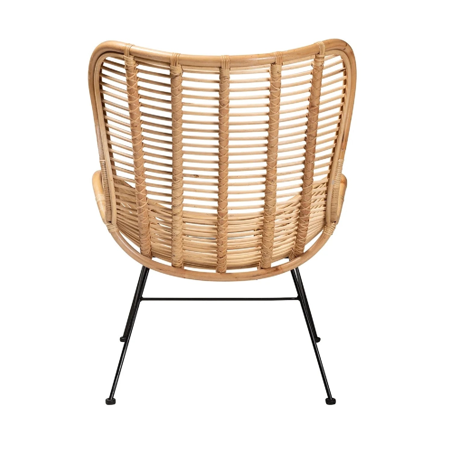 Luxury Rattan Accent Chair Modern Italian Style for Villa