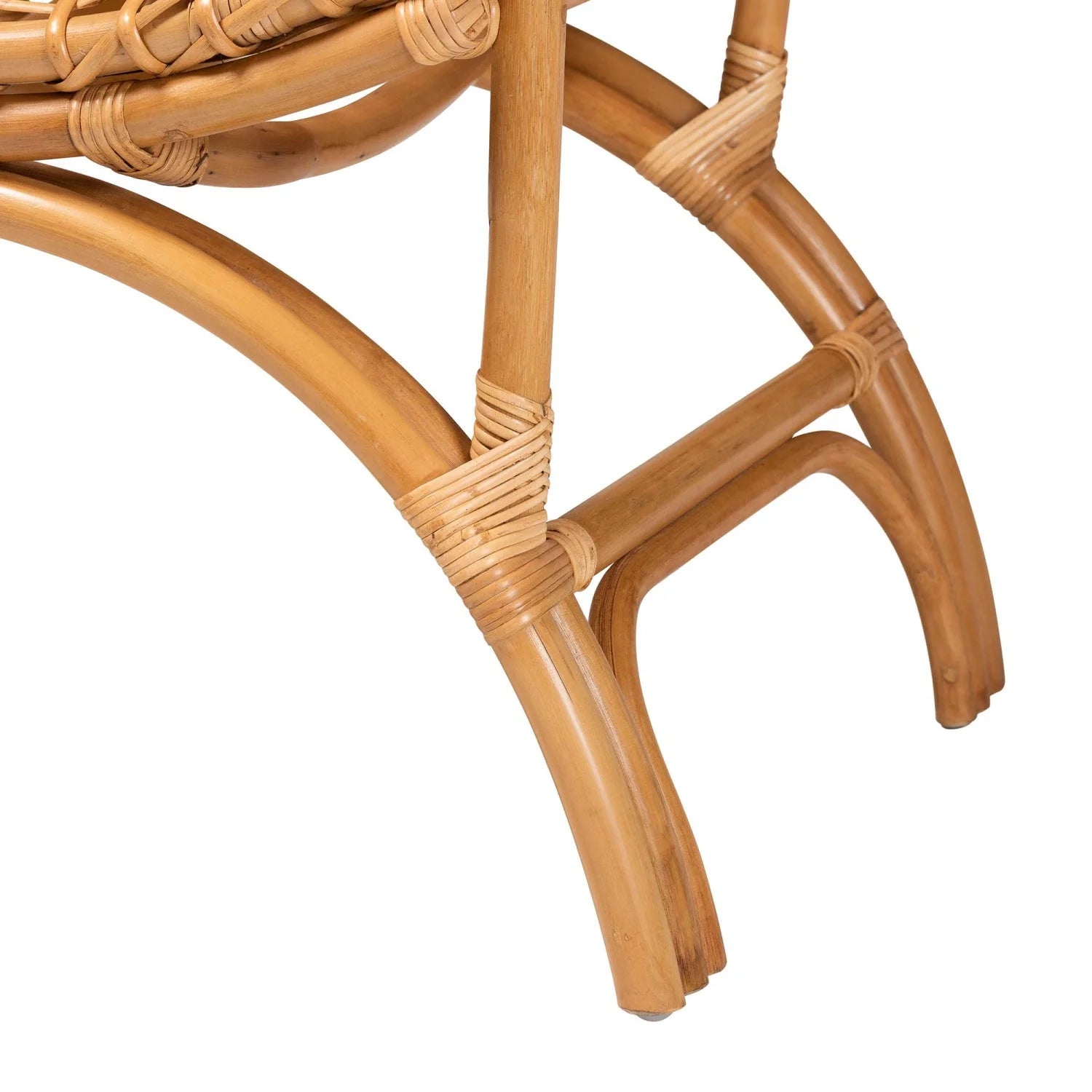 Luxury Rattan Accent Chair Modern Italian Style for Villa