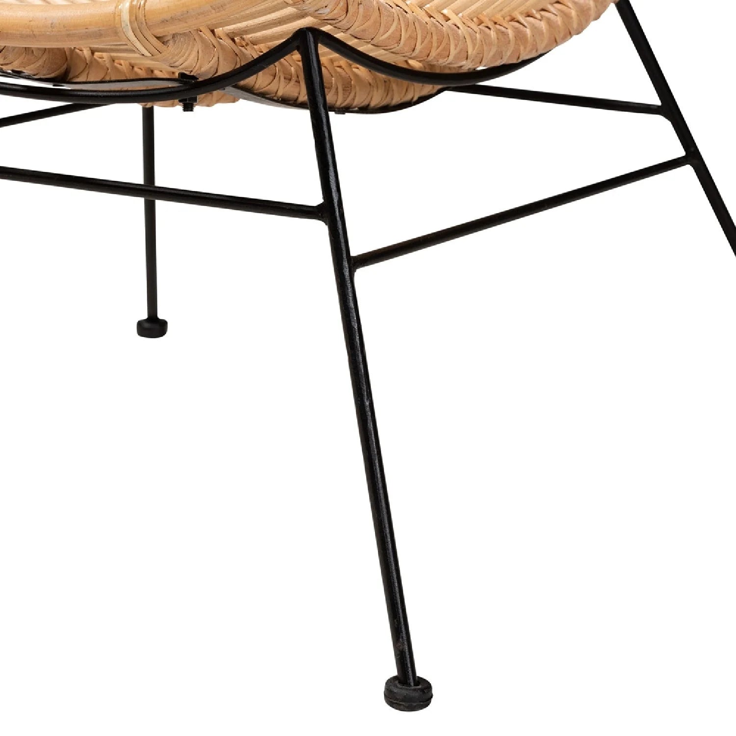 Luxury Rattan Accent Chair Modern Italian Style for Villa