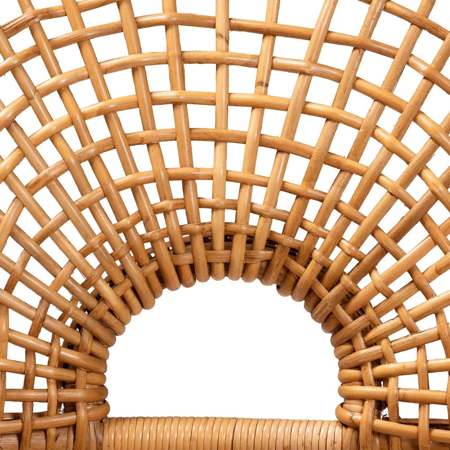 Luxury Rattan Accent Chair Modern Italian Style for Villa