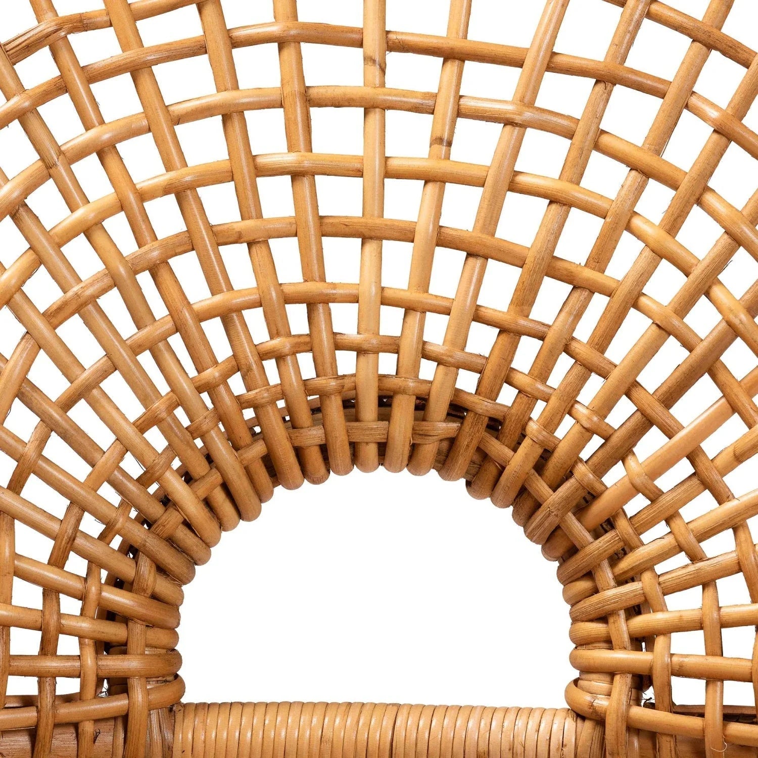 Luxury Rattan Accent Chair Modern Italian Style for Villa