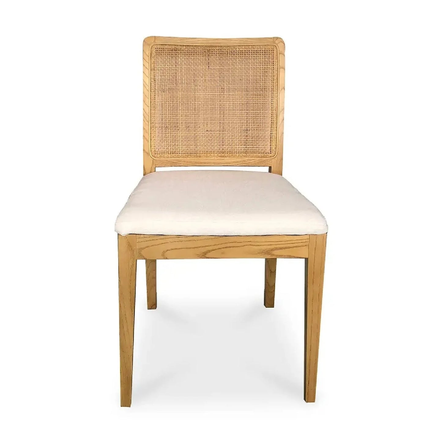 Luxury Rattan Back Modern Dining Chair European Style for Villa