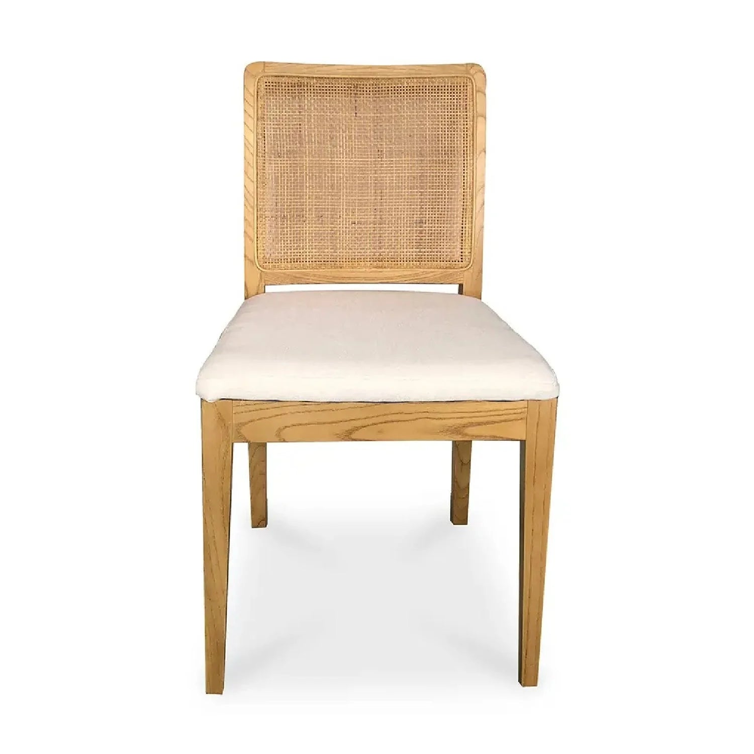 Luxury Rattan Back Modern Dining Chair European Style for Villa