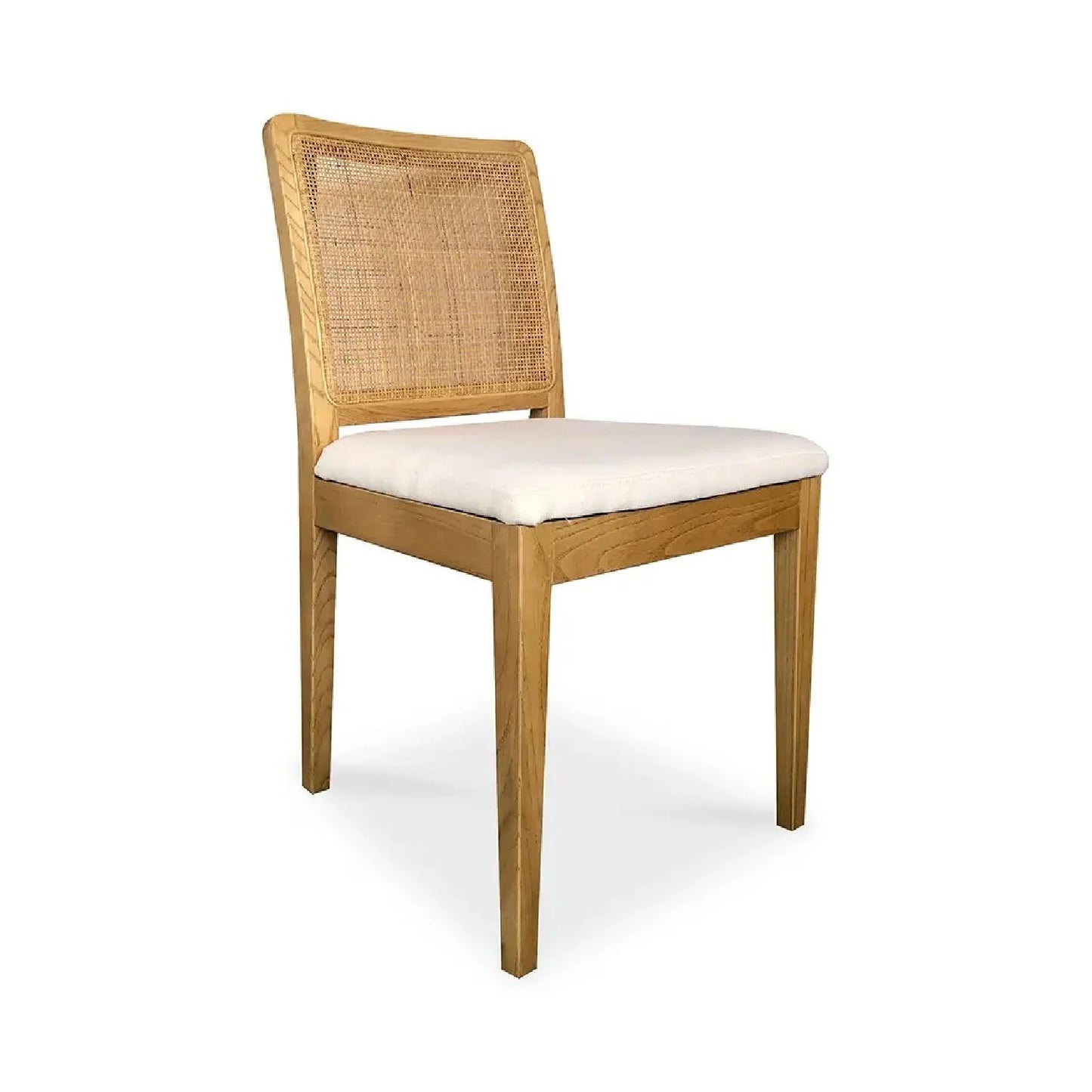Luxury Rattan Back Modern Dining Chair European Style for Villa