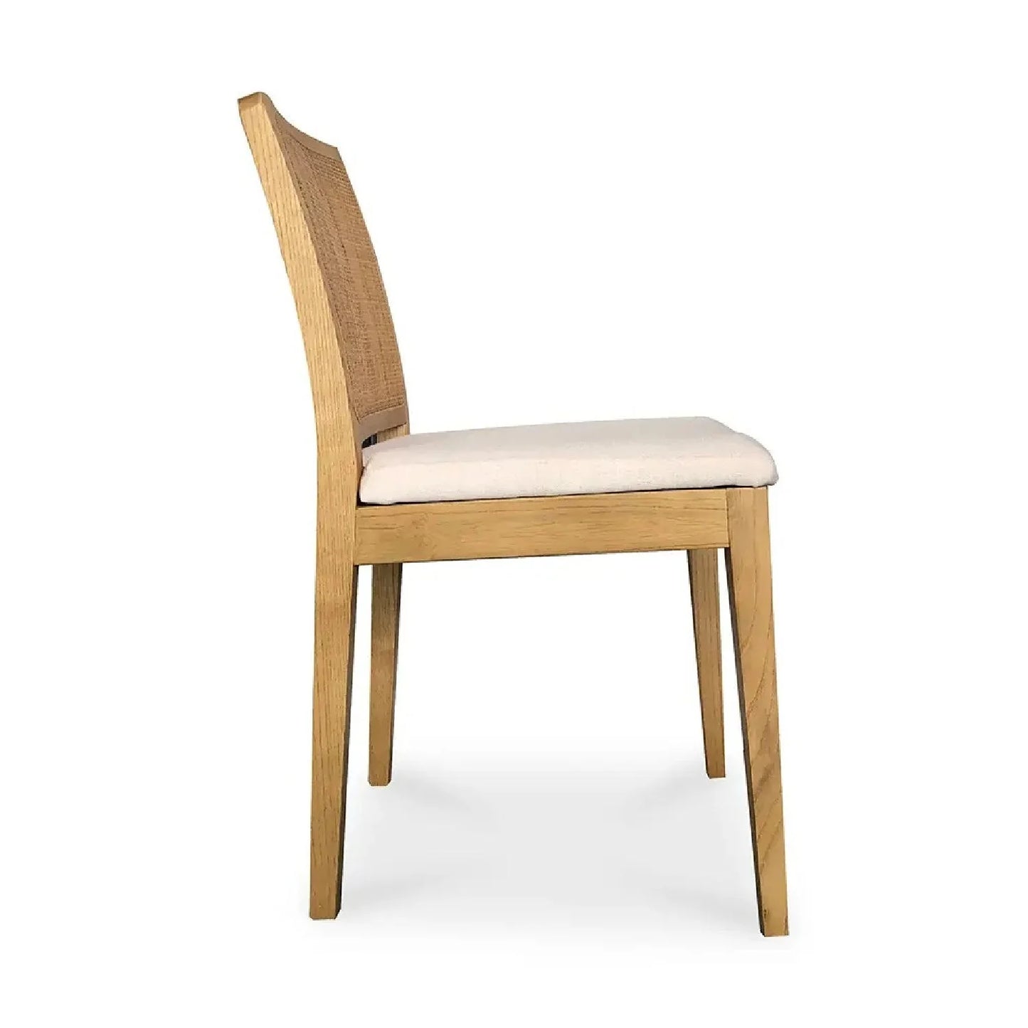 Luxury Rattan Back Modern Dining Chair European Style for Villa