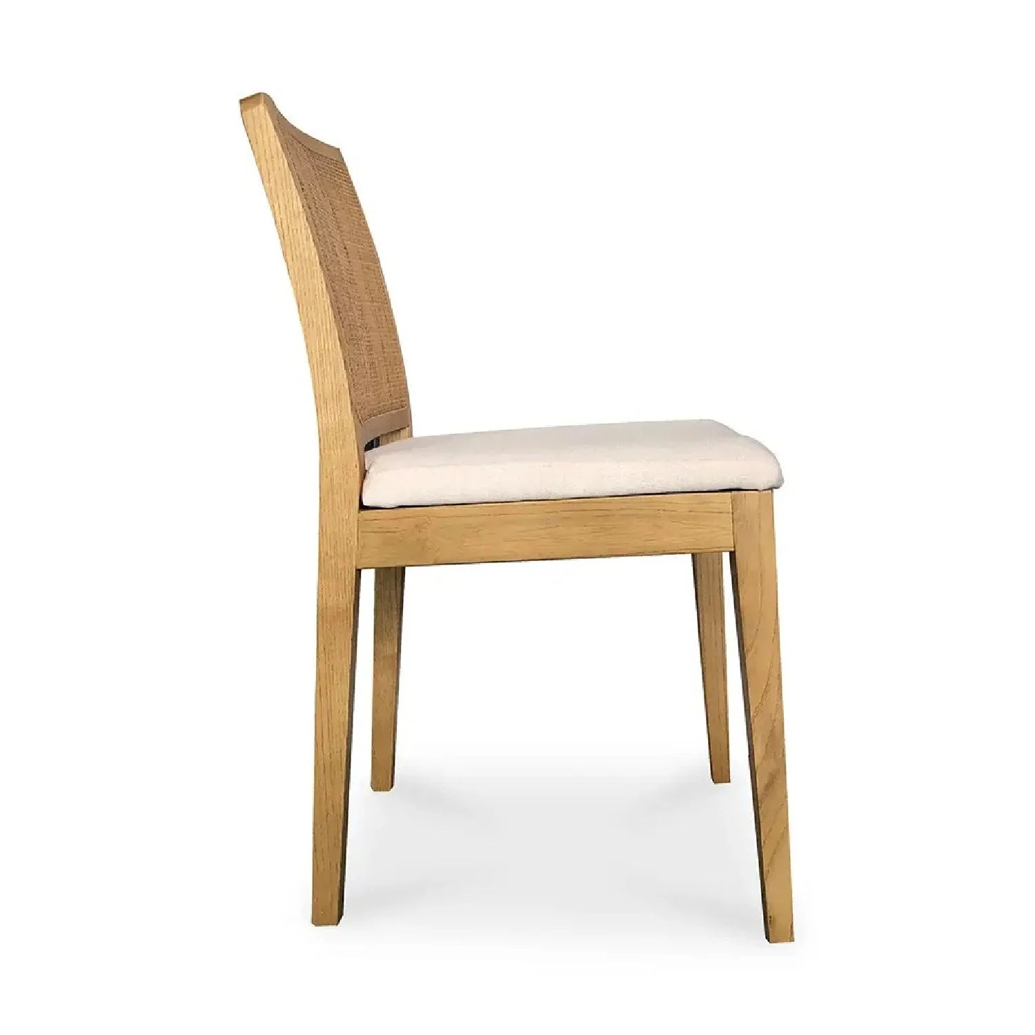 Luxury Rattan Back Modern Dining Chair European Style for Villa