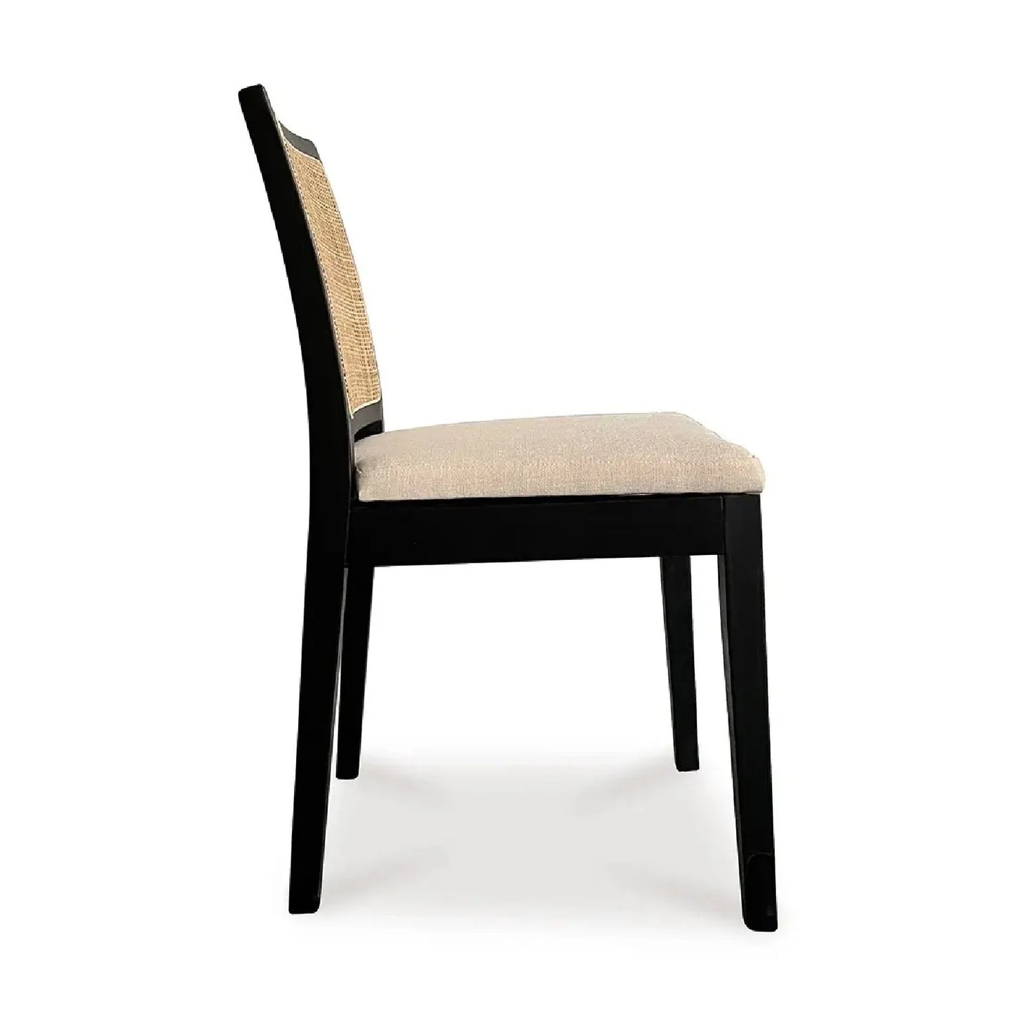 Luxury Rattan Back Modern Dining Chair European Style for Villa
