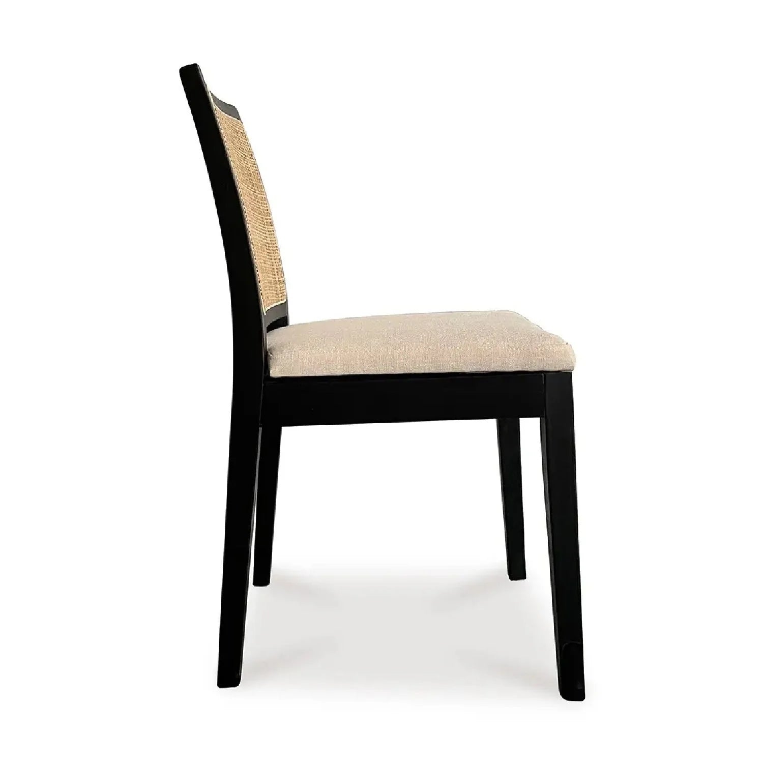 Luxury Rattan Back Modern Dining Chair European Style for Villa