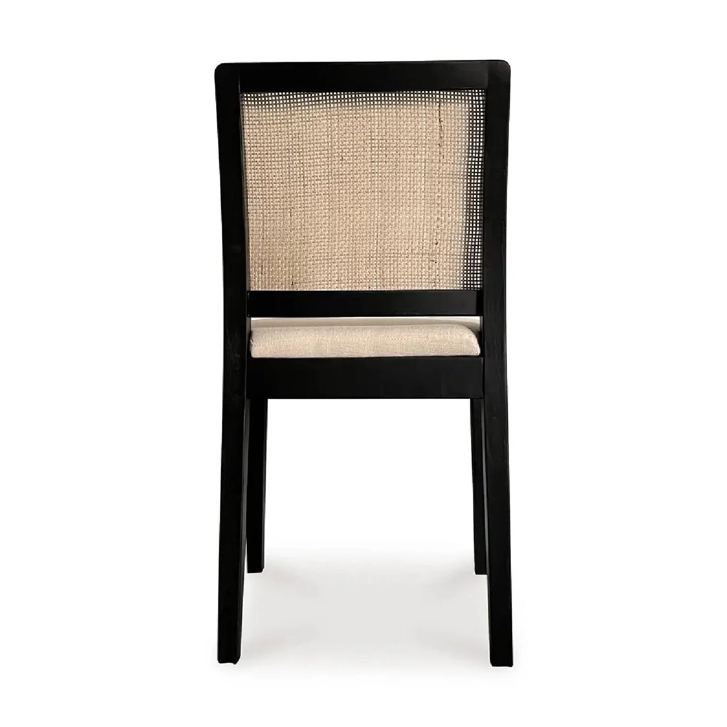 Luxury Rattan Back Modern Dining Chair European Style for Villa