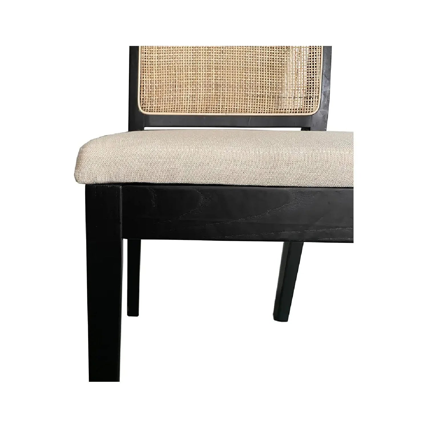 Luxury Rattan Back Modern Dining Chair European Style for Villa