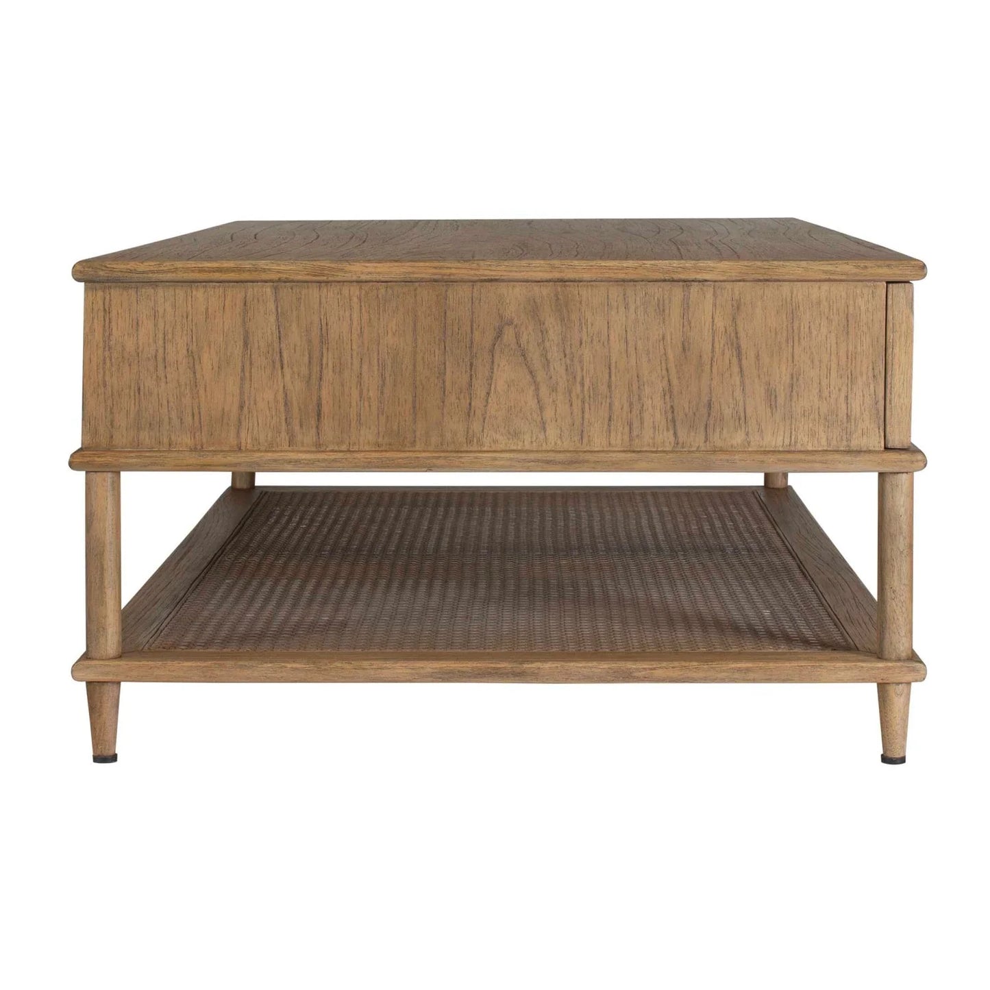 Luxury Rattan Cane Coffee Table Modern Italian Style for Villa