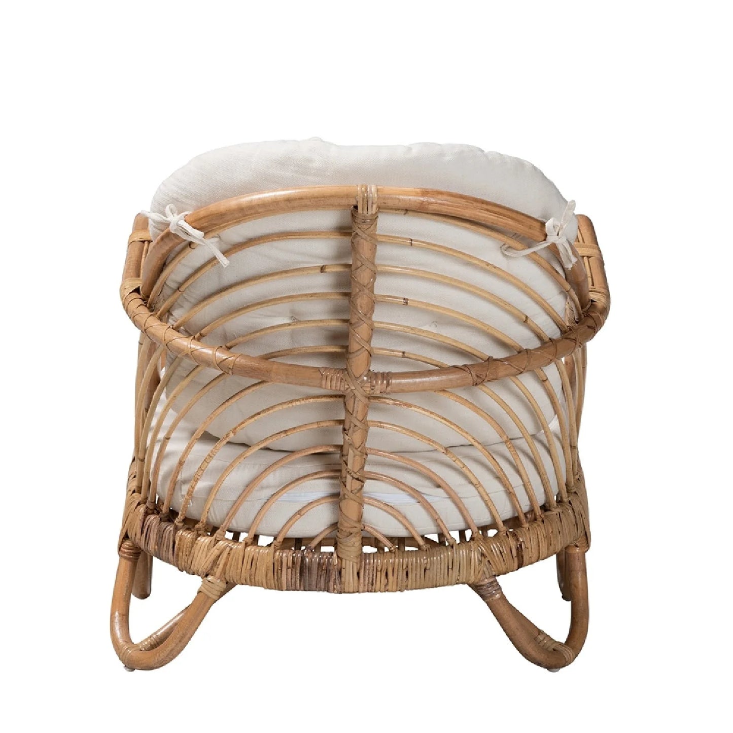 Luxury Rattan Lounge Chair Modern European Style for Villa