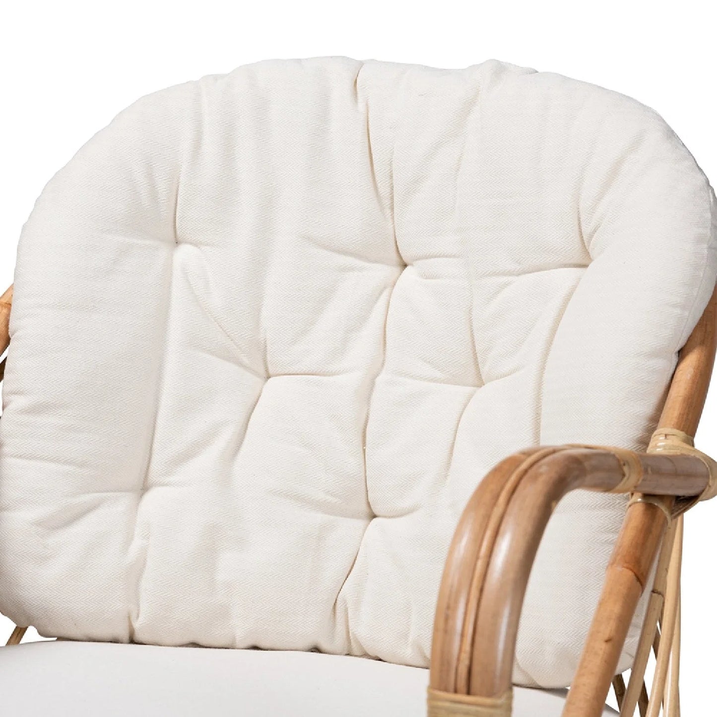 Luxury Rattan Lounge Chair Modern European Style for Villa
