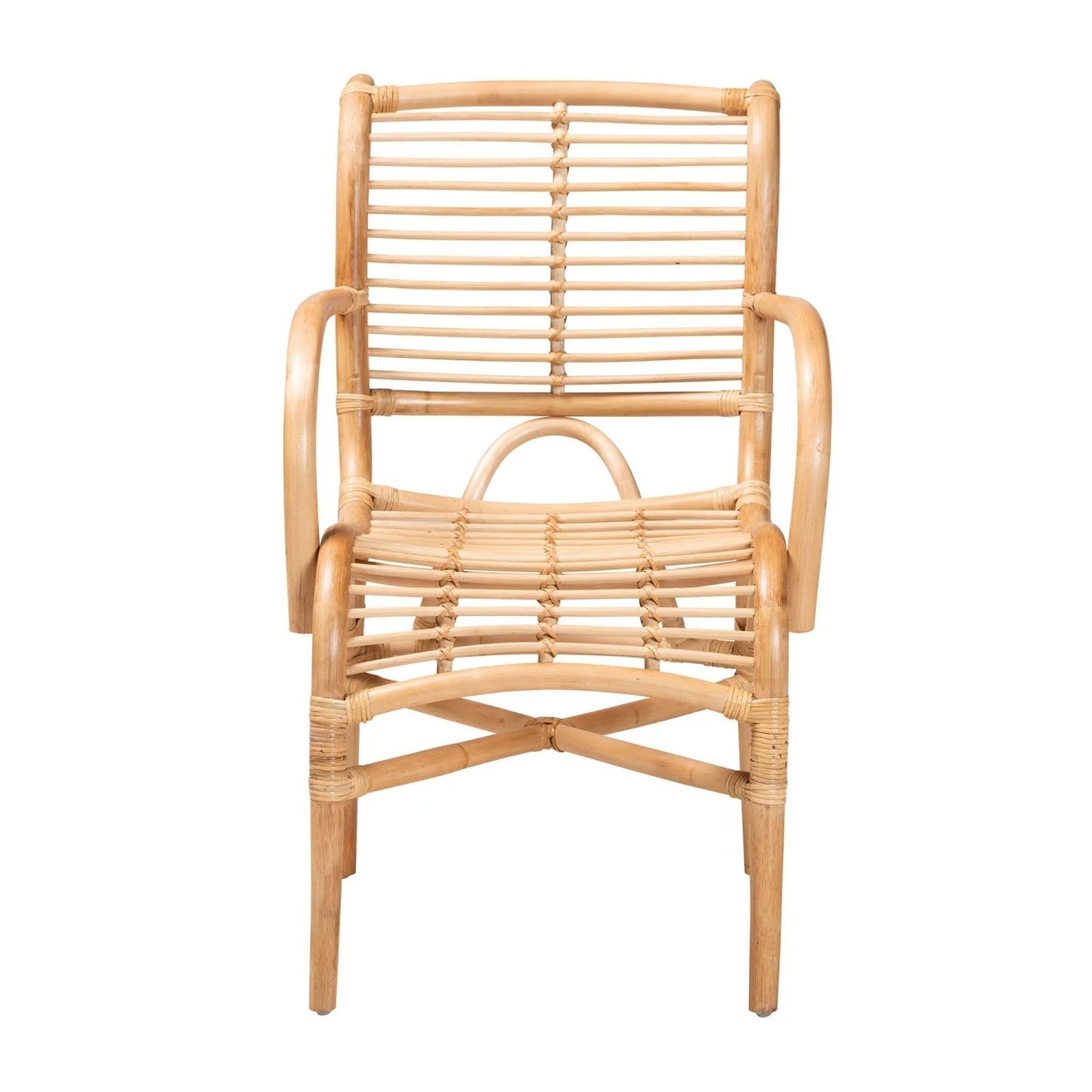 Luxury Rattan Lounge Chair Modern Italian Style for Villa