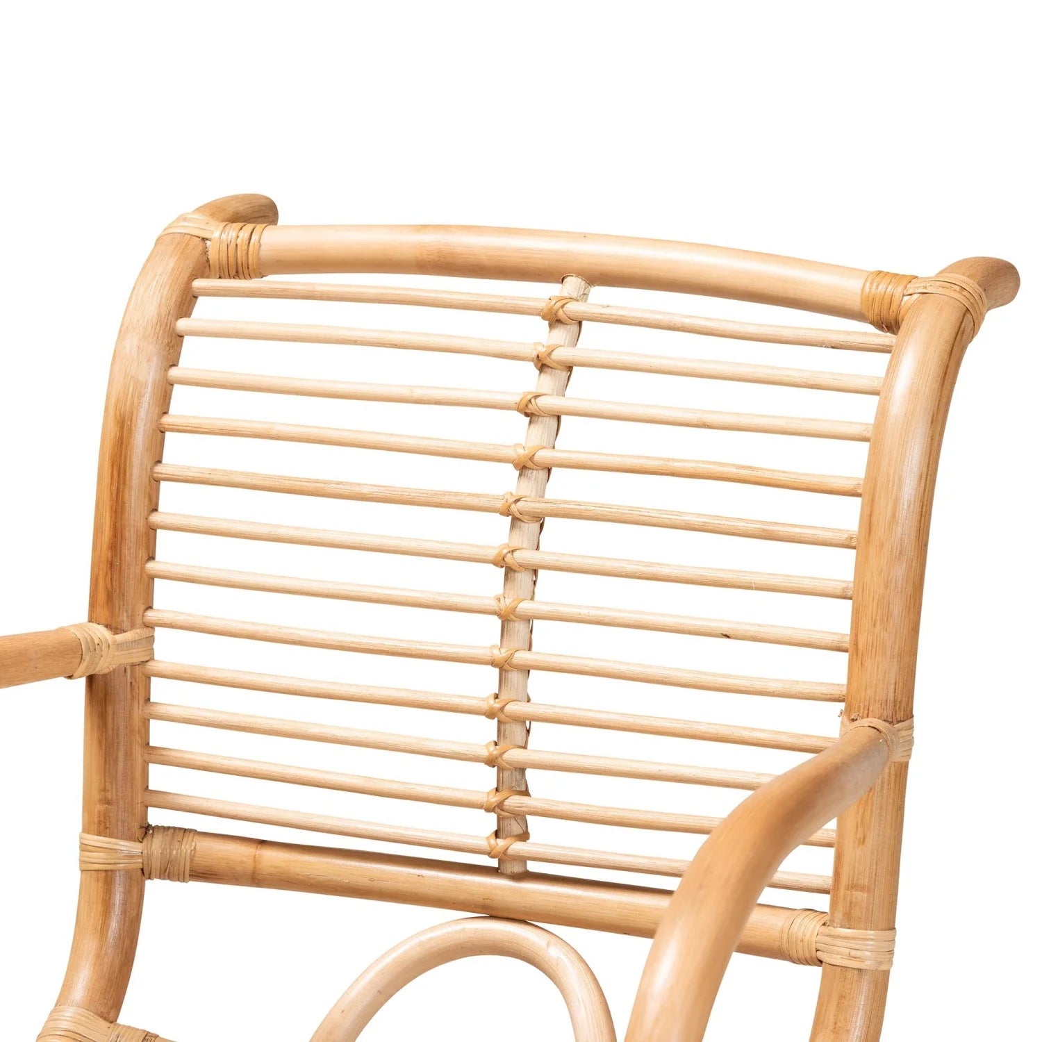 Luxury Rattan Lounge Chair Modern Italian Style for Villa