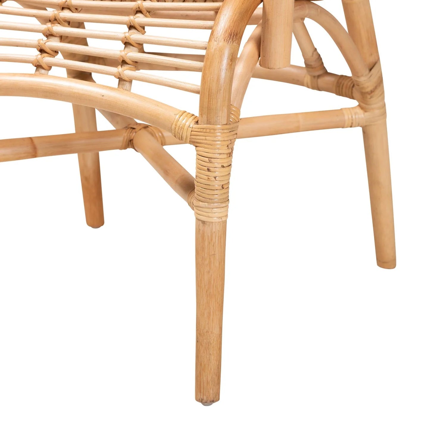 Luxury Rattan Lounge Chair Modern Italian Style for Villa