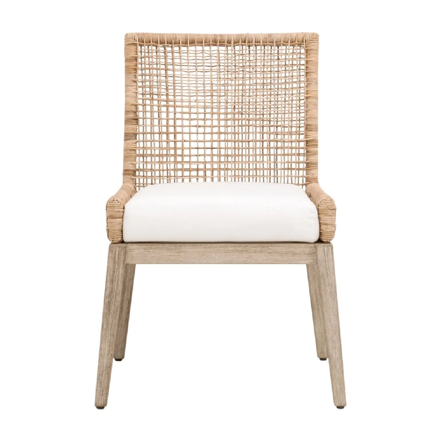 Luxury Rattan Modern Dining Chair European Style for Villa