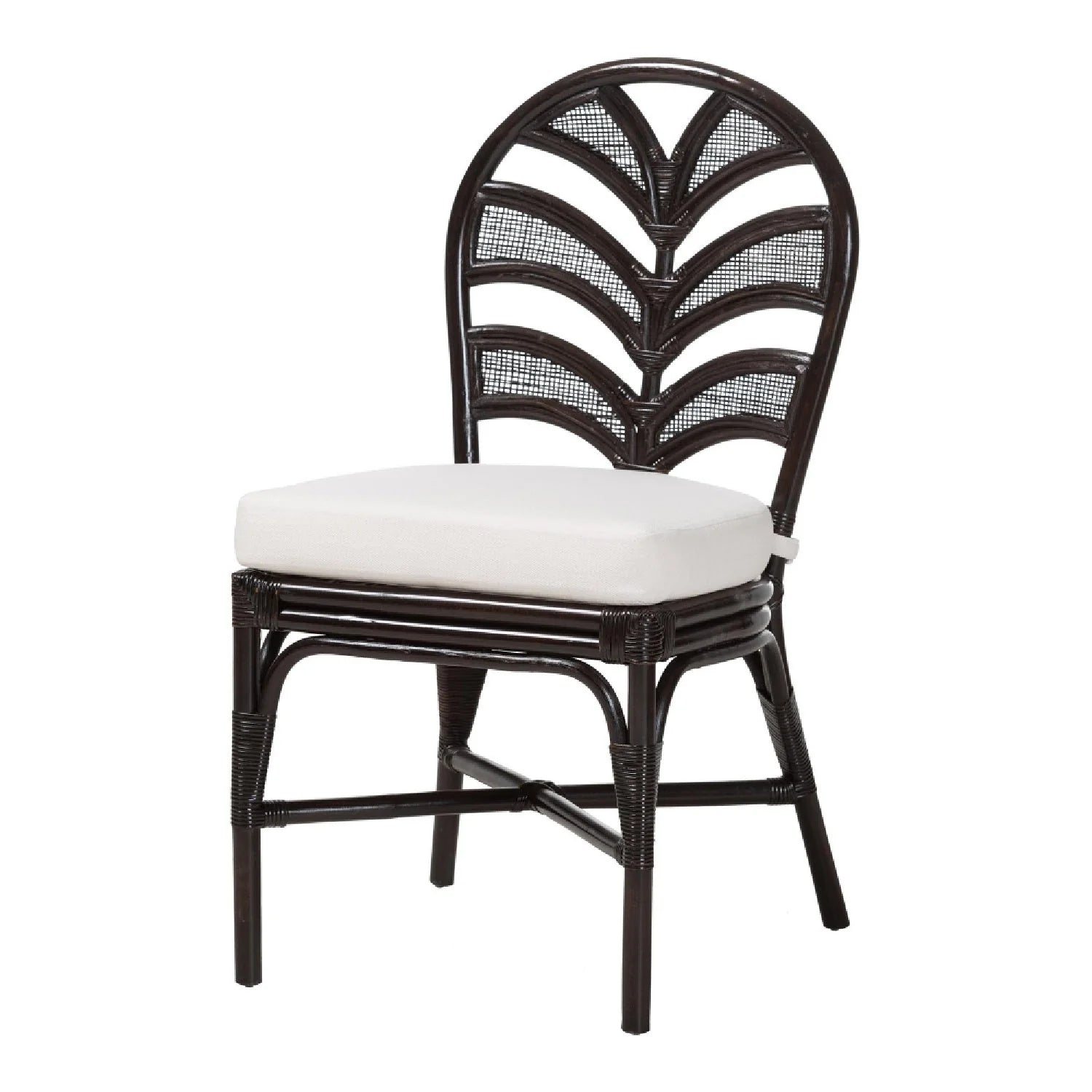 Luxury Rattan Modern Dining Chair European Style for Villa