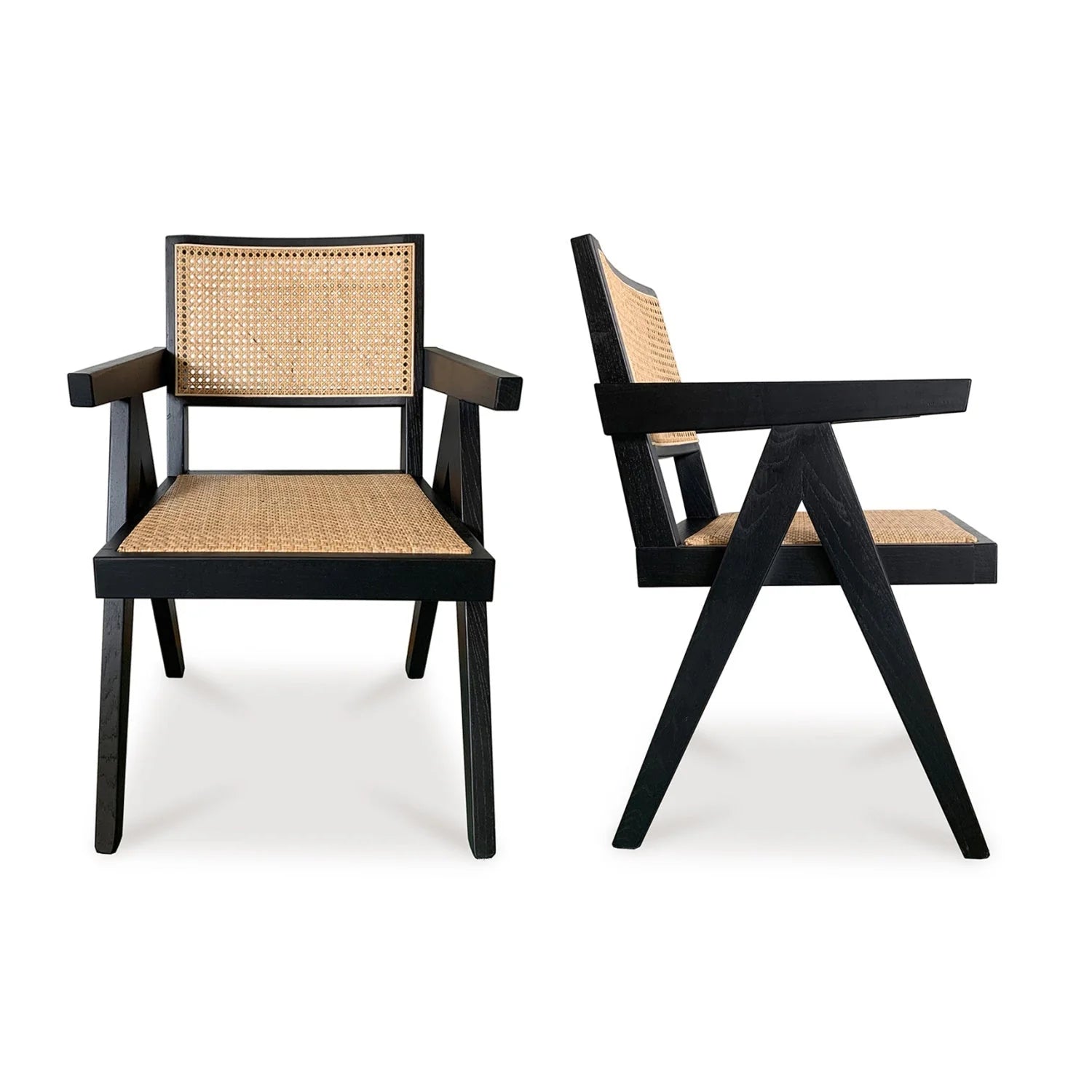 Luxury Rattan Modern Dining Chair European Style for Villa