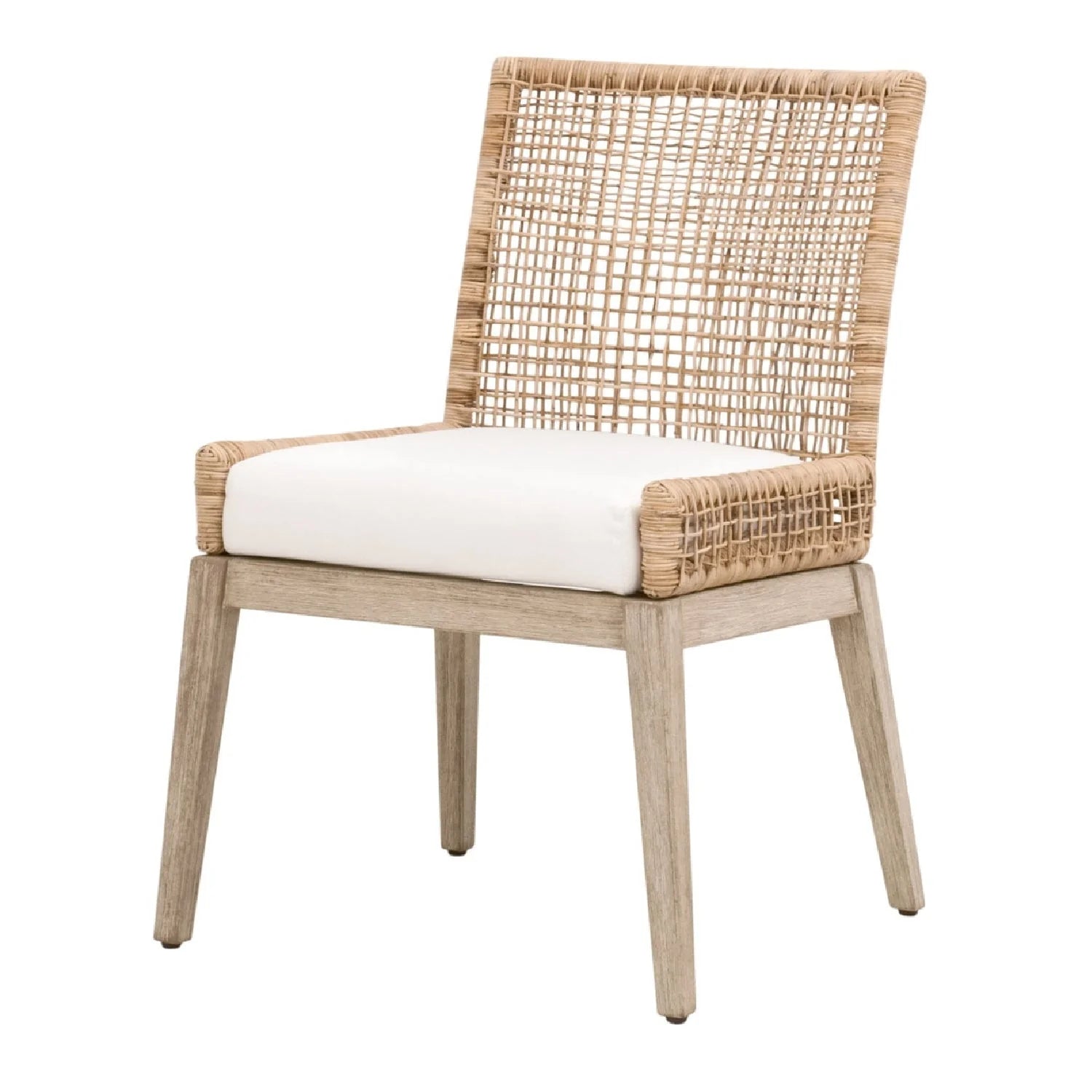 Luxury Rattan Modern Dining Chair European Style for Villa
