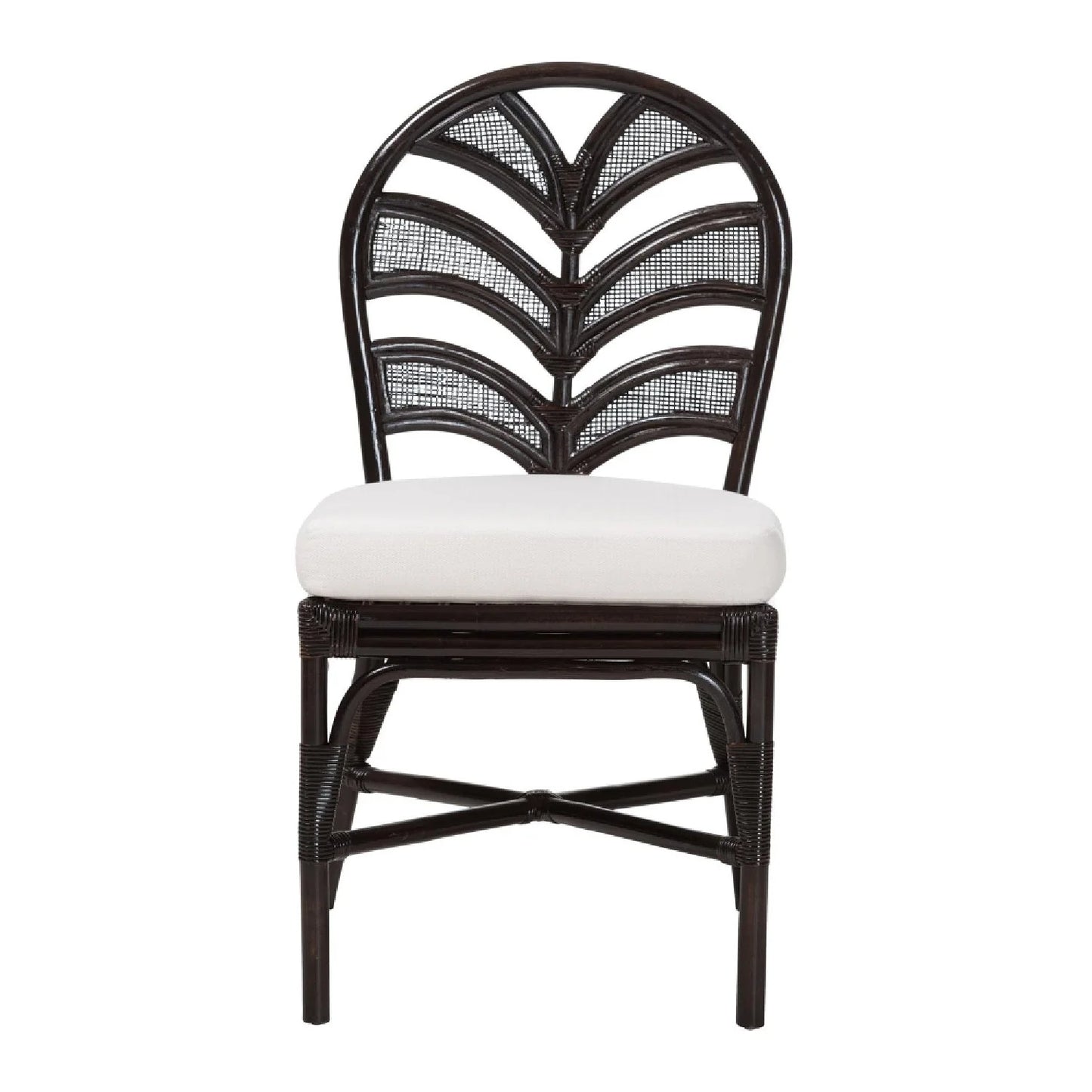 Luxury Rattan Modern Dining Chair European Style for Villa