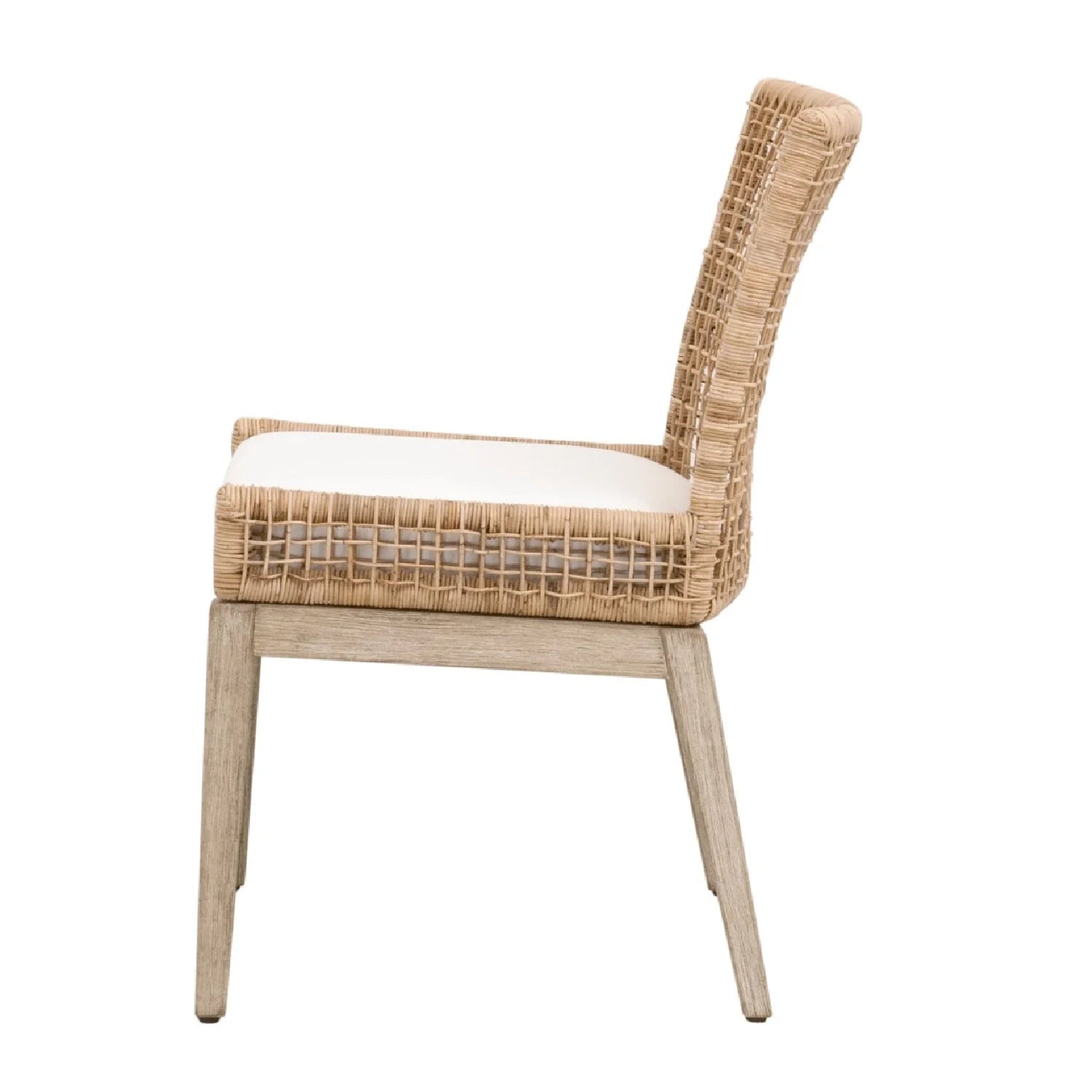 Luxury Rattan Modern Dining Chair European Style for Villa