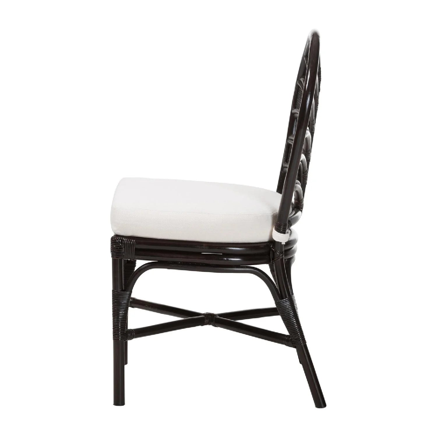 Luxury Rattan Modern Dining Chair European Style for Villa