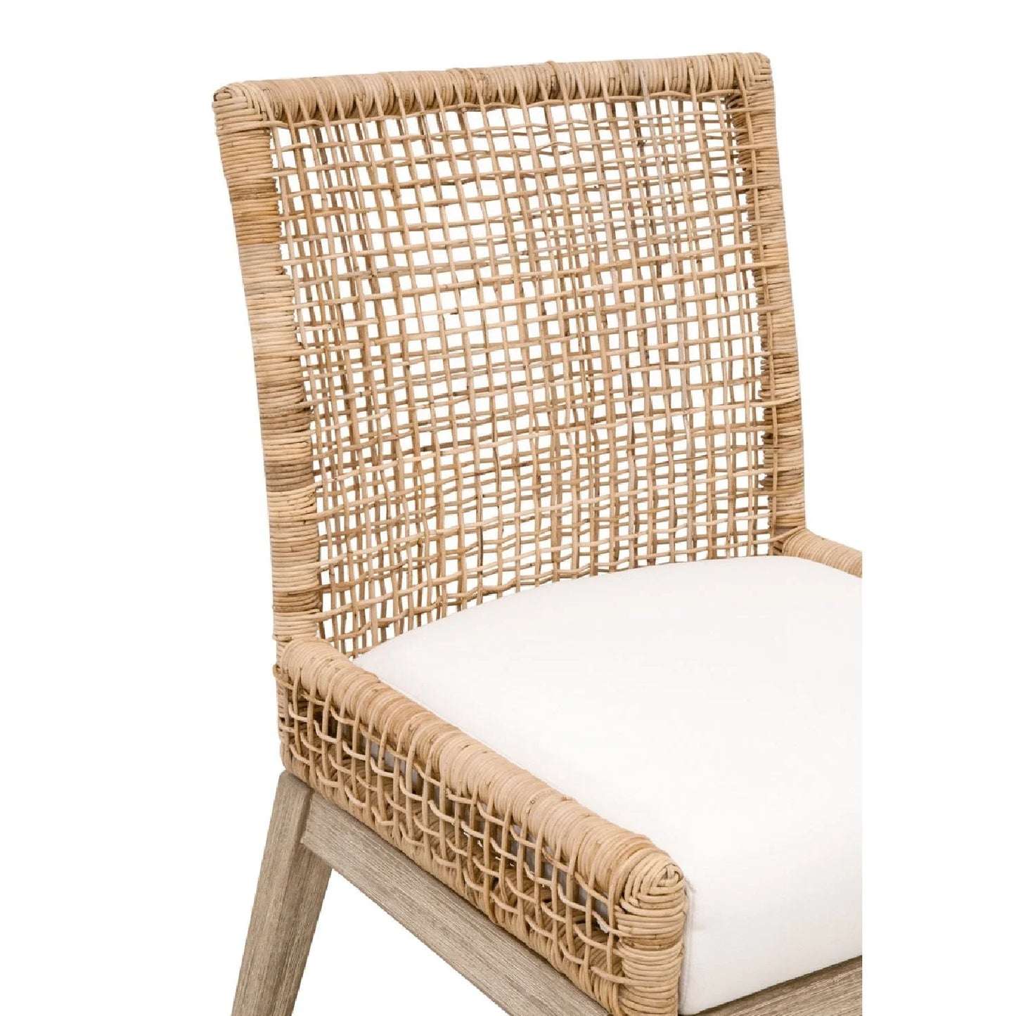Luxury Rattan Modern Dining Chair European Style for Villa