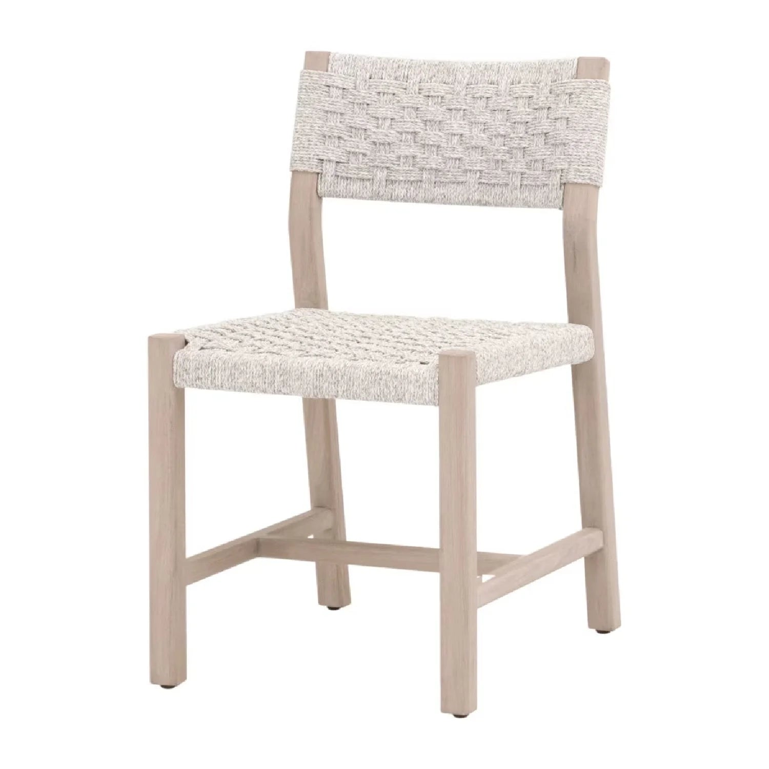 Luxury Rattan Solid Wood Modern Dining Chair European Style for Villa