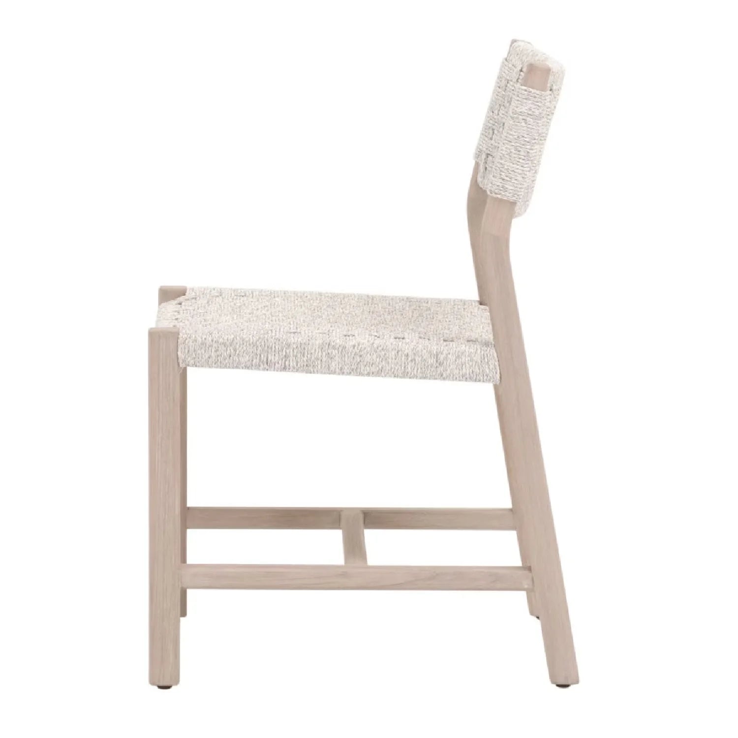 Luxury Rattan Solid Wood Modern Dining Chair European Style for Villa