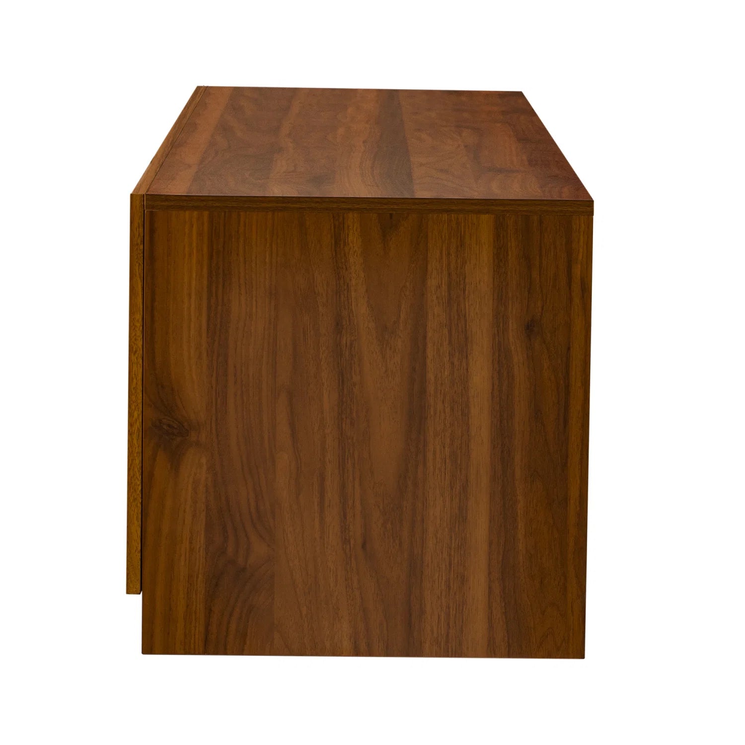 Luxury Rattan Wood TV Stand Modern Italian Style for Villa