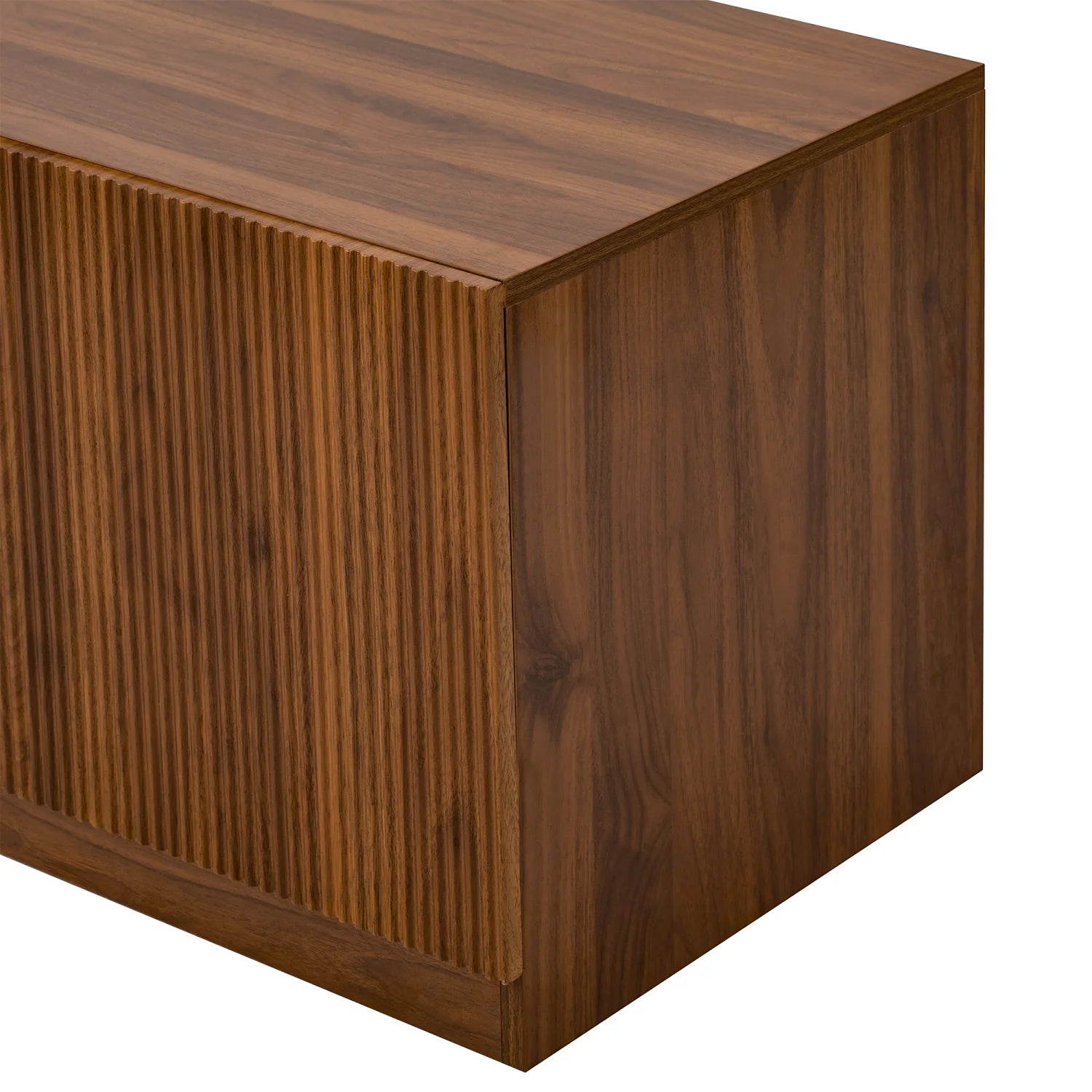 Luxury Rattan Wood TV Stand Modern Italian Style for Villa