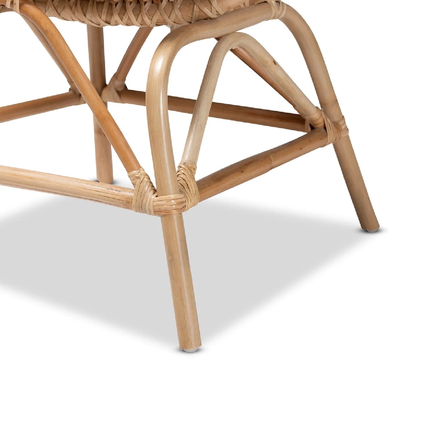 Luxury Rattan Woven Accent Chair Modern Italian Style for Villa