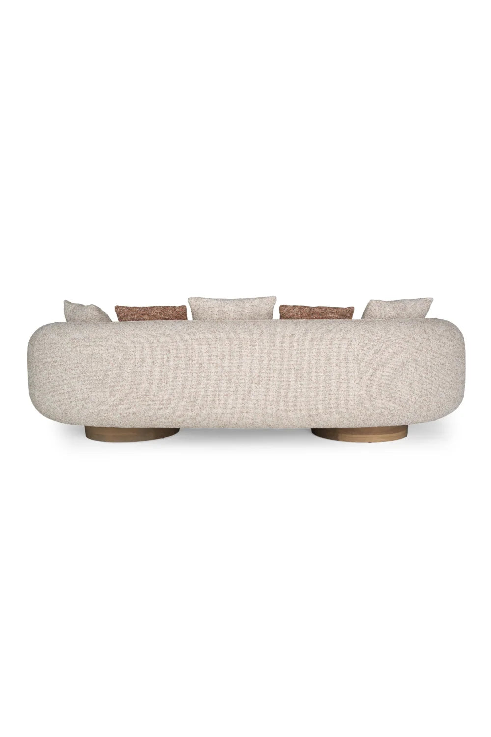 Luxury Raywood Multicolored Boucle Sofa Modern Italian Style for Villa