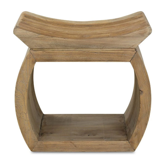 Luxury Reclaimed Elm Wood Bench European Style for Villa
