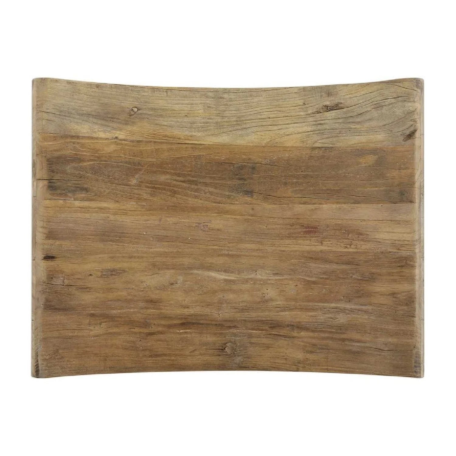 Luxury Reclaimed Elm Wood Bench European Style for Villa