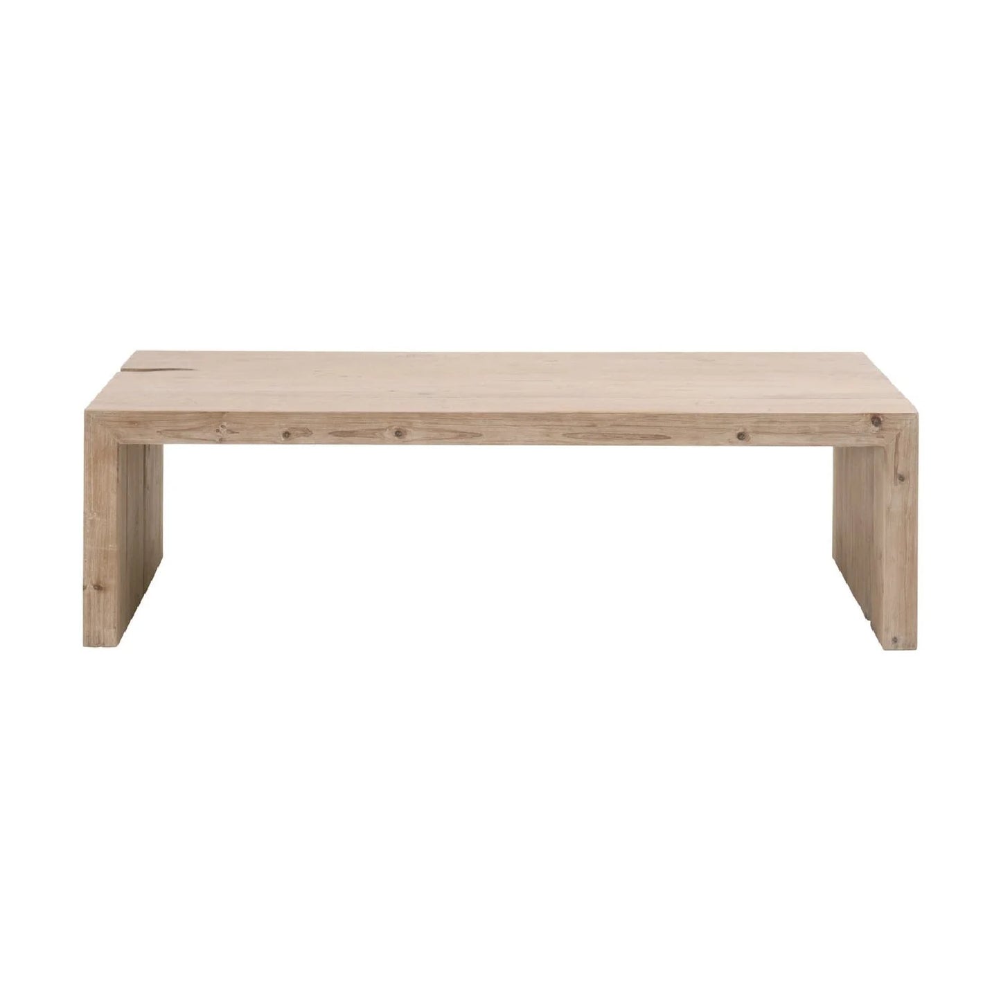 Luxury Reclaimed Pine Coffee Table Modern Italian Style for Villa