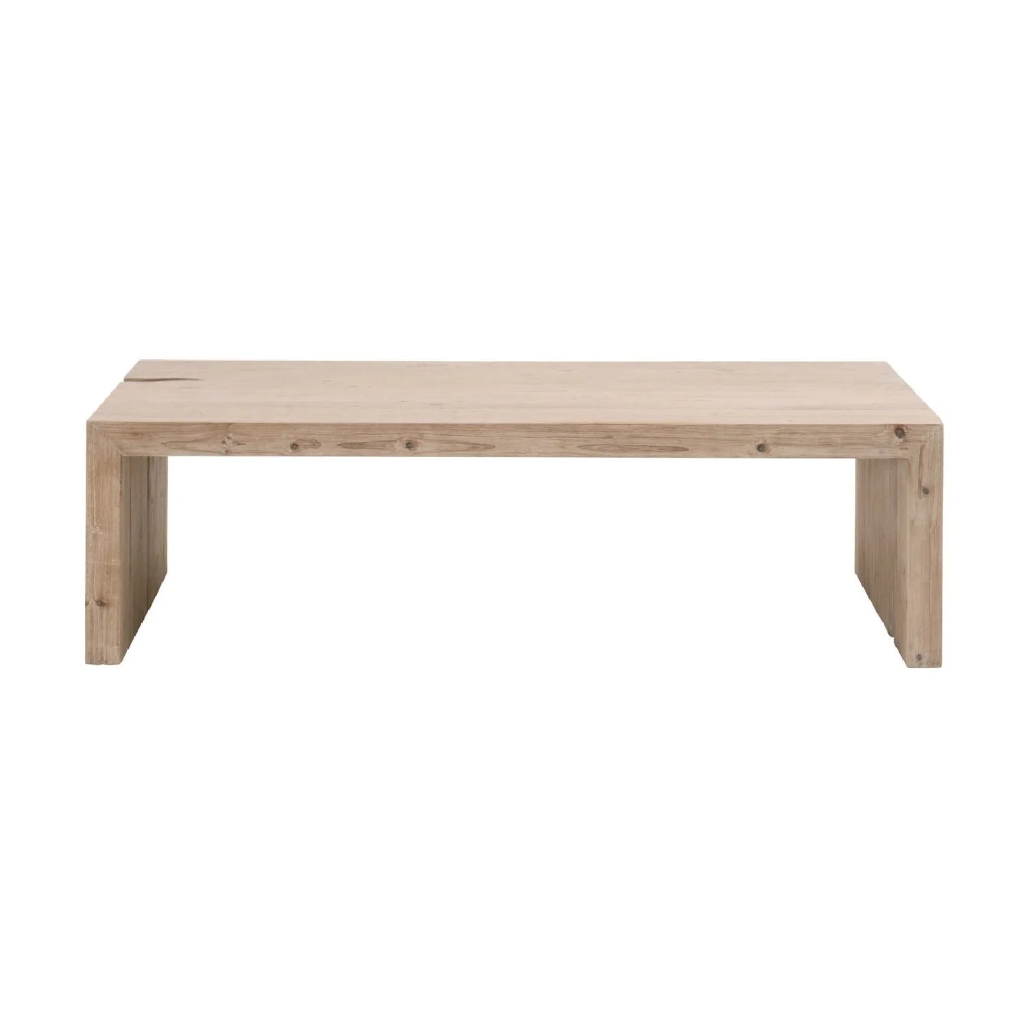 Luxury Reclaimed Pine Coffee Table Modern Italian Style for Villa
