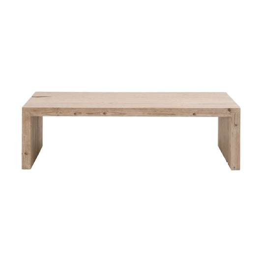 Luxury Reclaimed Pine Coffee Table Modern Italian Style for Villa