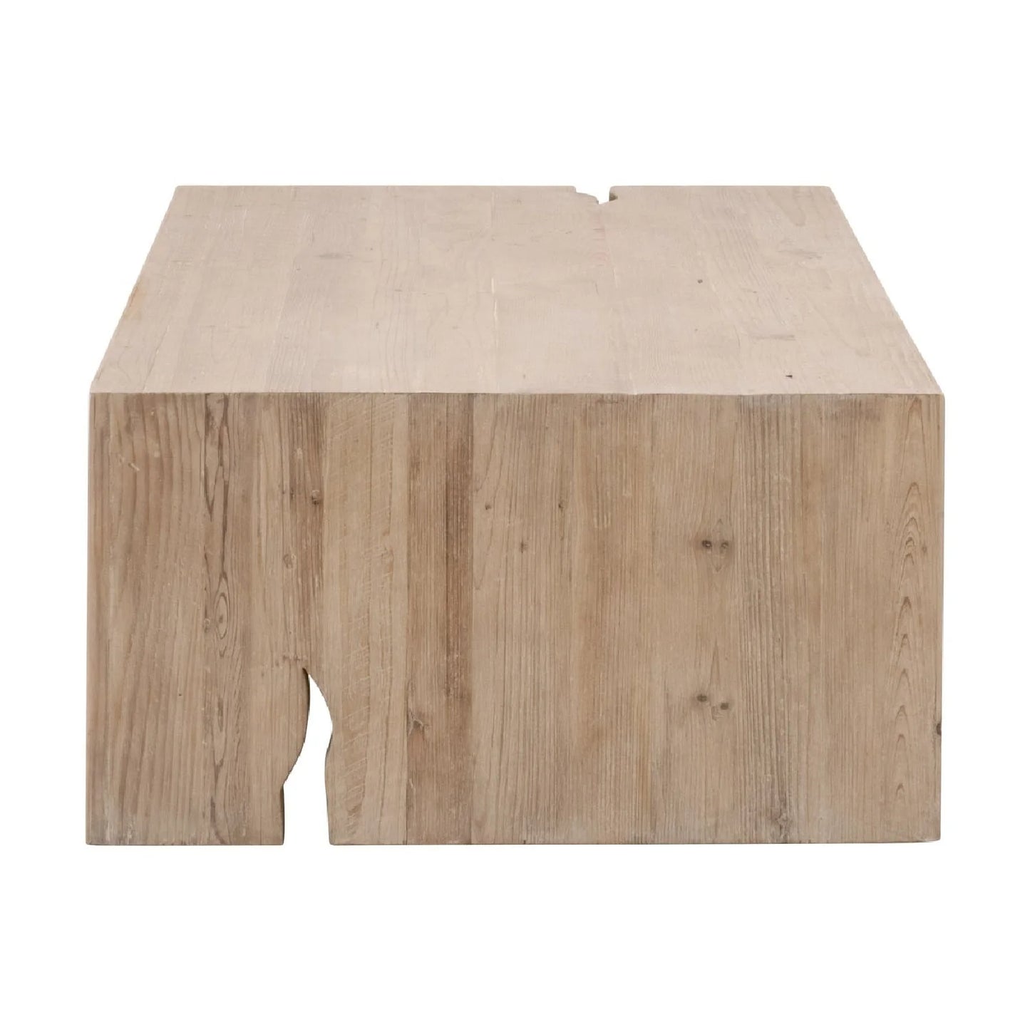 Luxury Reclaimed Pine Coffee Table Modern Italian Style for Villa