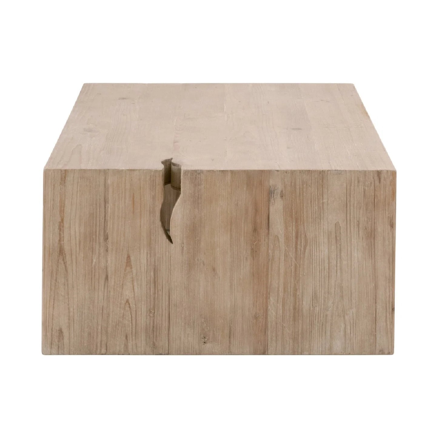 Luxury Reclaimed Pine Coffee Table Modern Italian Style for Villa