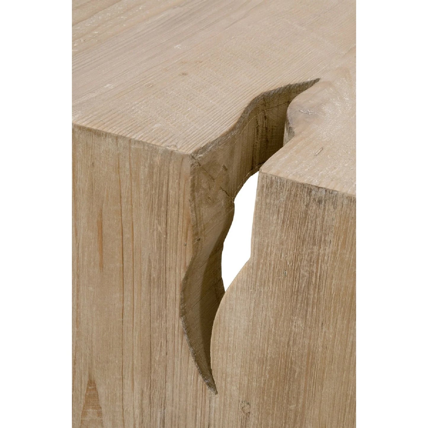 Luxury Reclaimed Pine Coffee Table Modern Italian Style for Villa
