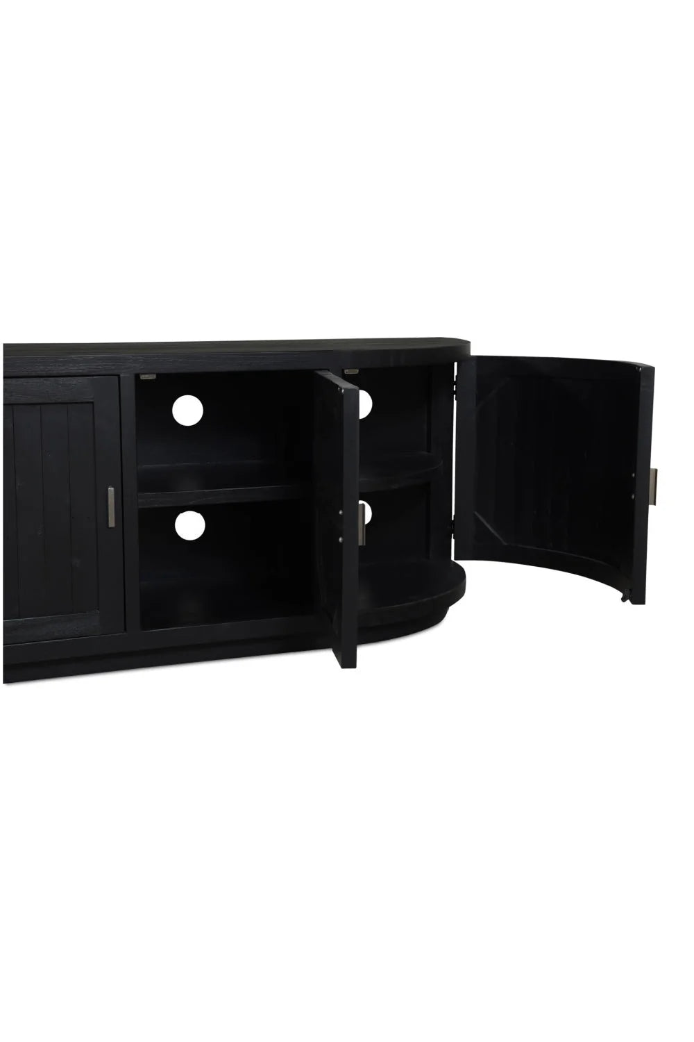 Luxury Reclaimed Pine Media Unit Modern Italian Style for Villa