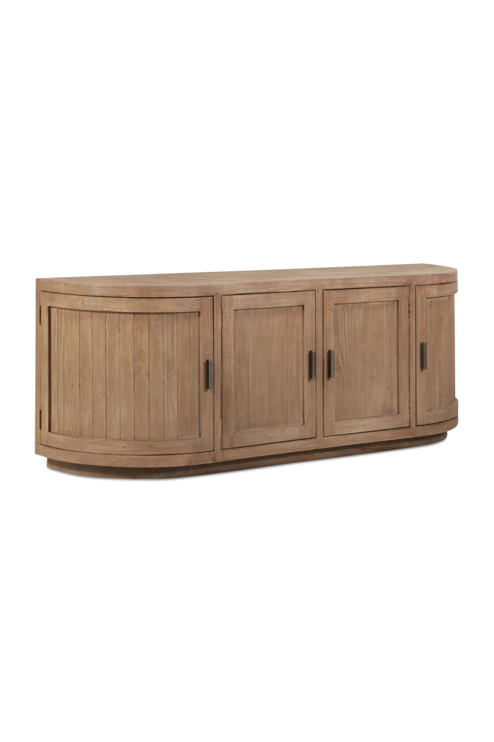 Luxury Reclaimed Pine Media Unit Modern Italian Style for Villa