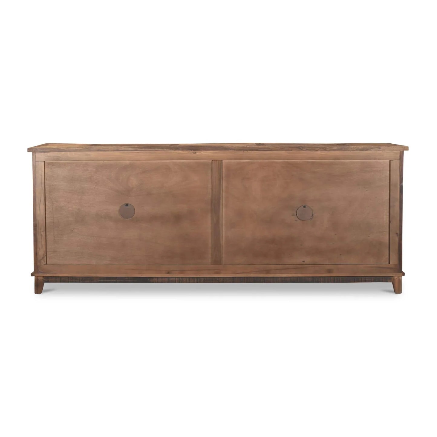 Luxury Reclaimed Wood 4-Door Sideboard European Style for Villa