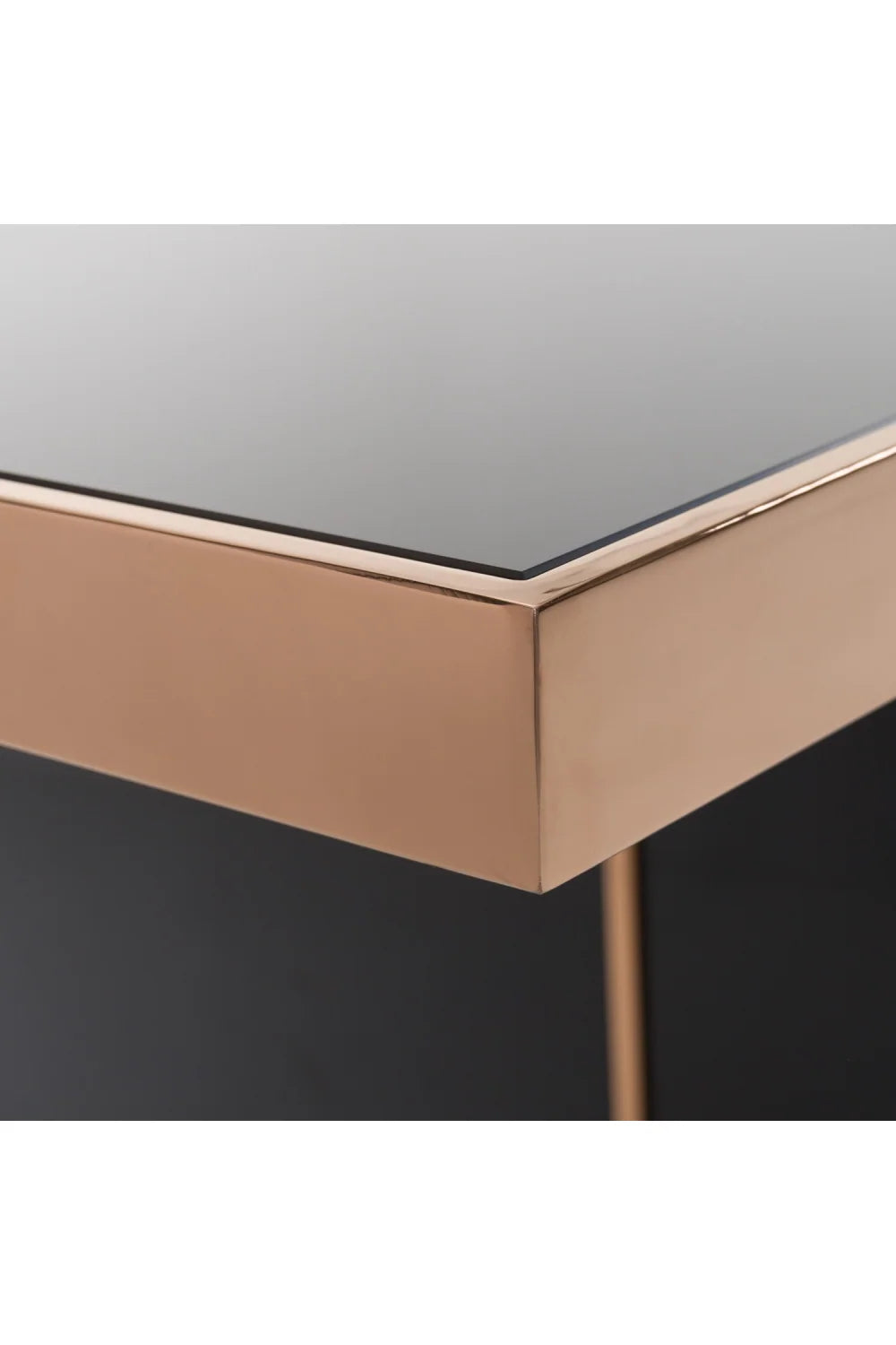Luxury Rectangular Black Gloss Dining Table Modern Italian Style for Villa