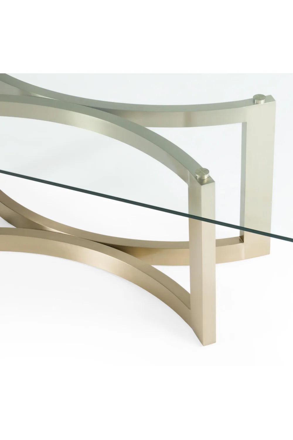 Luxury Rectangular Brass Dining Table Modern Italian Style for Villa
