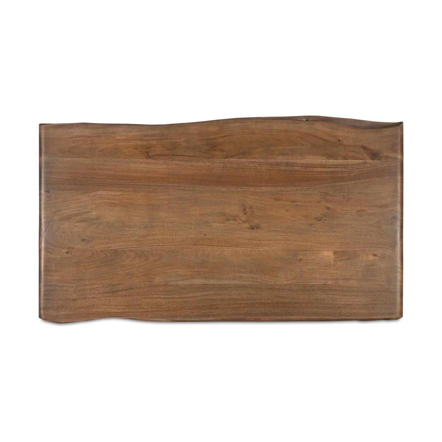 Luxury Rectangular Brown Acacia Coffee Table Modern Italian Style for Villa